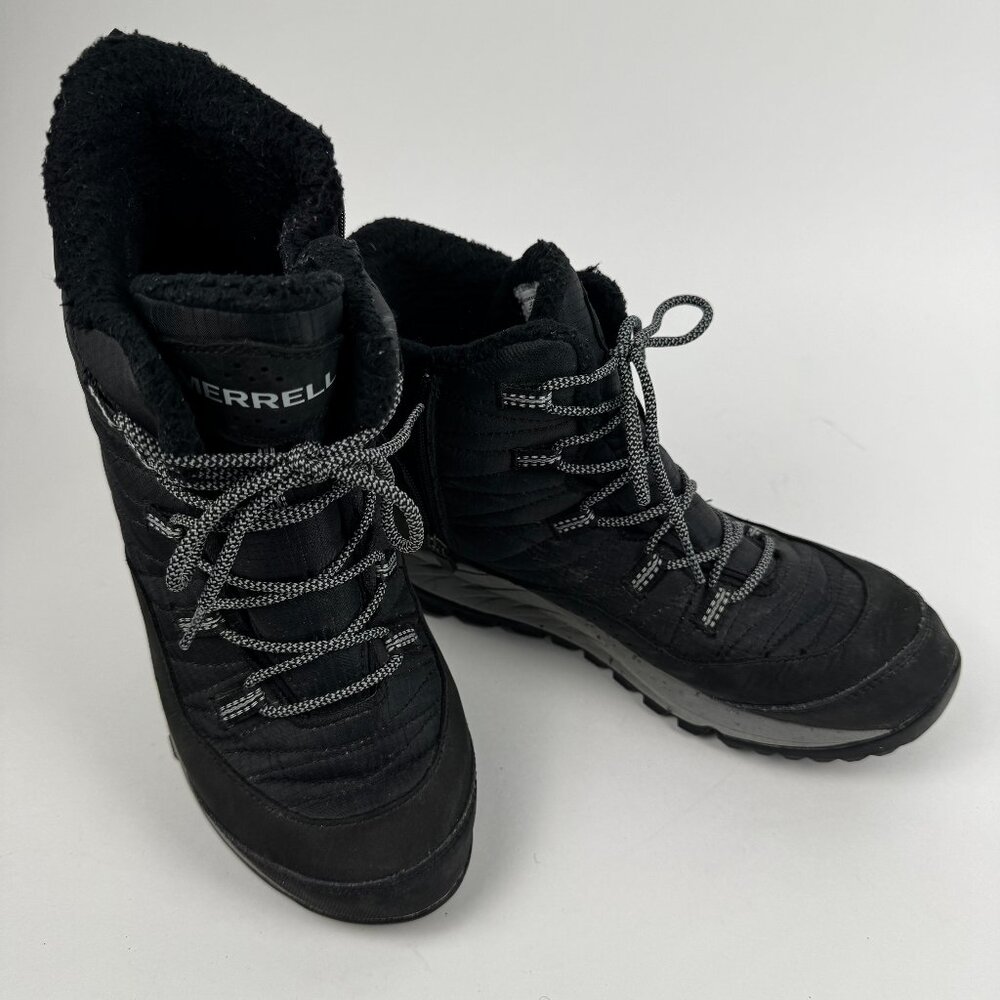 Merrell Antora Women's SneakerBoot QFORM2 Insulated Boots Size 10 Vibram Sole